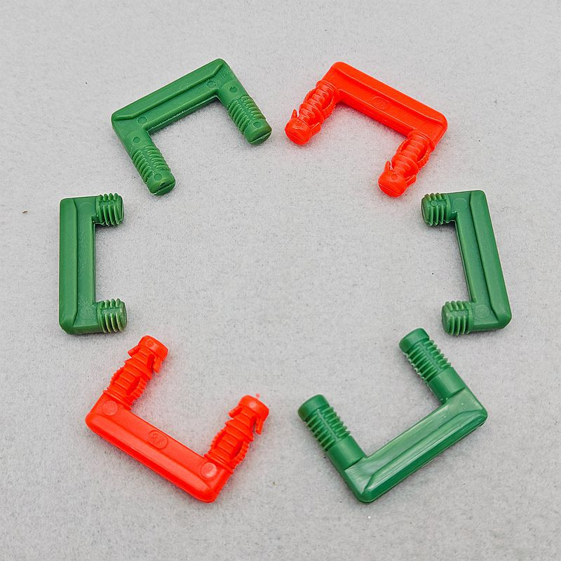 Modular Furniture Panel Connection Fitting Plastic U Shape Connector