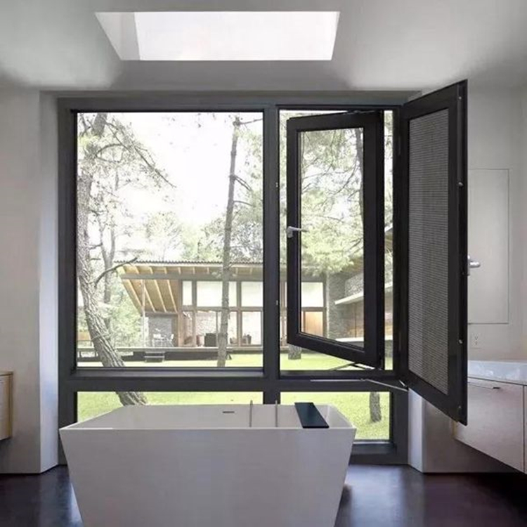 Easy-Install Modern Aluminum Alloy Swing Casement Window Kits Complete Hardware Step-by-Step Guide DIY Exterior Bathroom Use