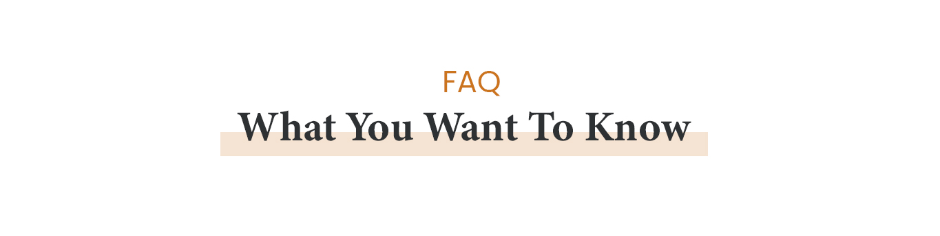 FAQ banner