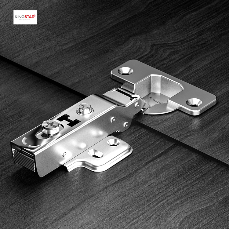 Kingstar New Product Two Way Hydraulic Soft-Closing Heavy Duty Cabinet Pivot Door Hinge of Wardrobe Hardware