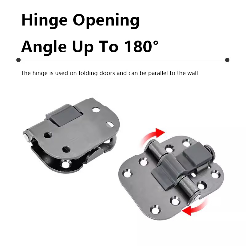 RHETECH Modern 3/7 Inch Bi Folding Fittings Bi-folding Sliding Door Hardware Kits Sliding System For Furniture Accessories