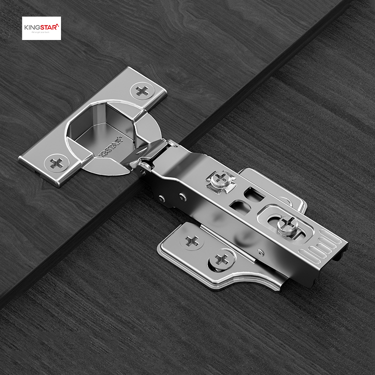 Kingstar New Product Two Way Hydraulic Soft-Closing Heavy Duty Cabinet Pivot Door Hinge of Wardrobe Hardware