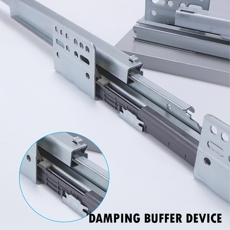Furniture Kitchen Metal Box Cabinet Slim Box Drawer System Soft Close Undermount Drawer Slide