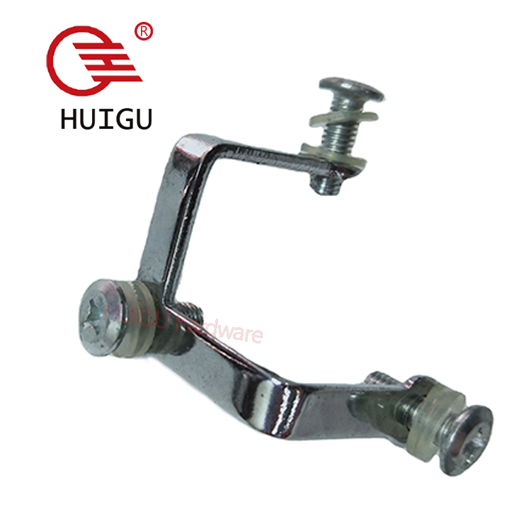 3 Way Furniture Hardware Support Pin Metal Glass Connector Glass Laminate Support Furniture Hardware Accessories