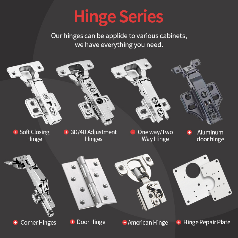 CONSUN 35mm 3D Adjustable Kitchen Hardware Clip on Close Office Self Closing Hydraulic Door Hinge Furniture Cabinet Hinge