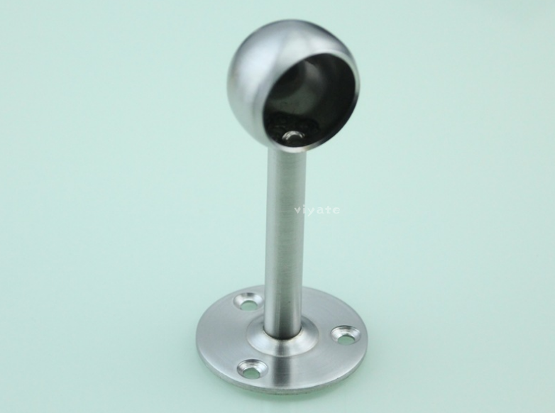 Furniture Pipes Fitting 19mm 22mm 25mm Flange Bracket Support Holder Wardrobe Rail Hanging Clothes Tube Support Flange