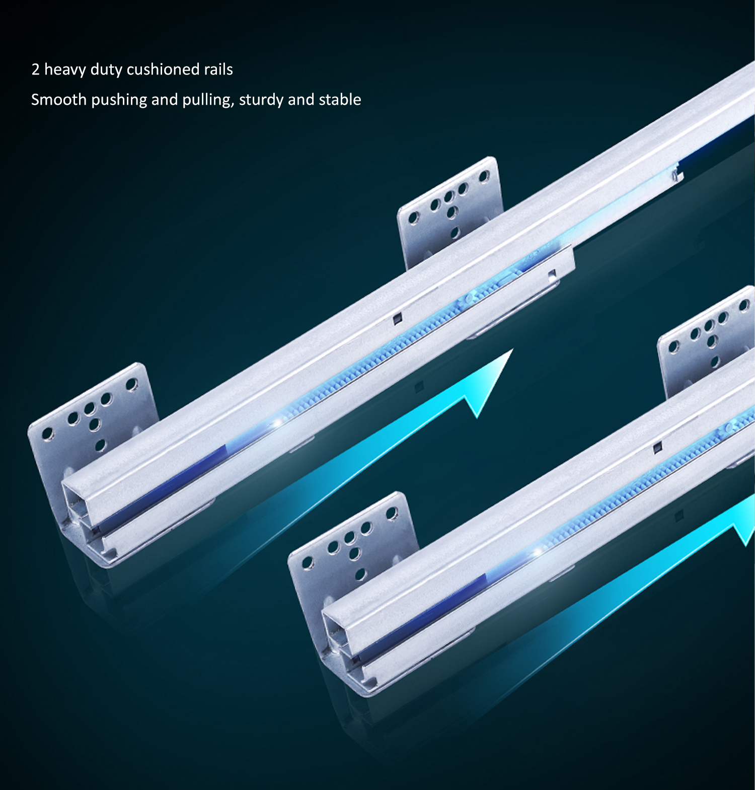 2 heavy buffer rails