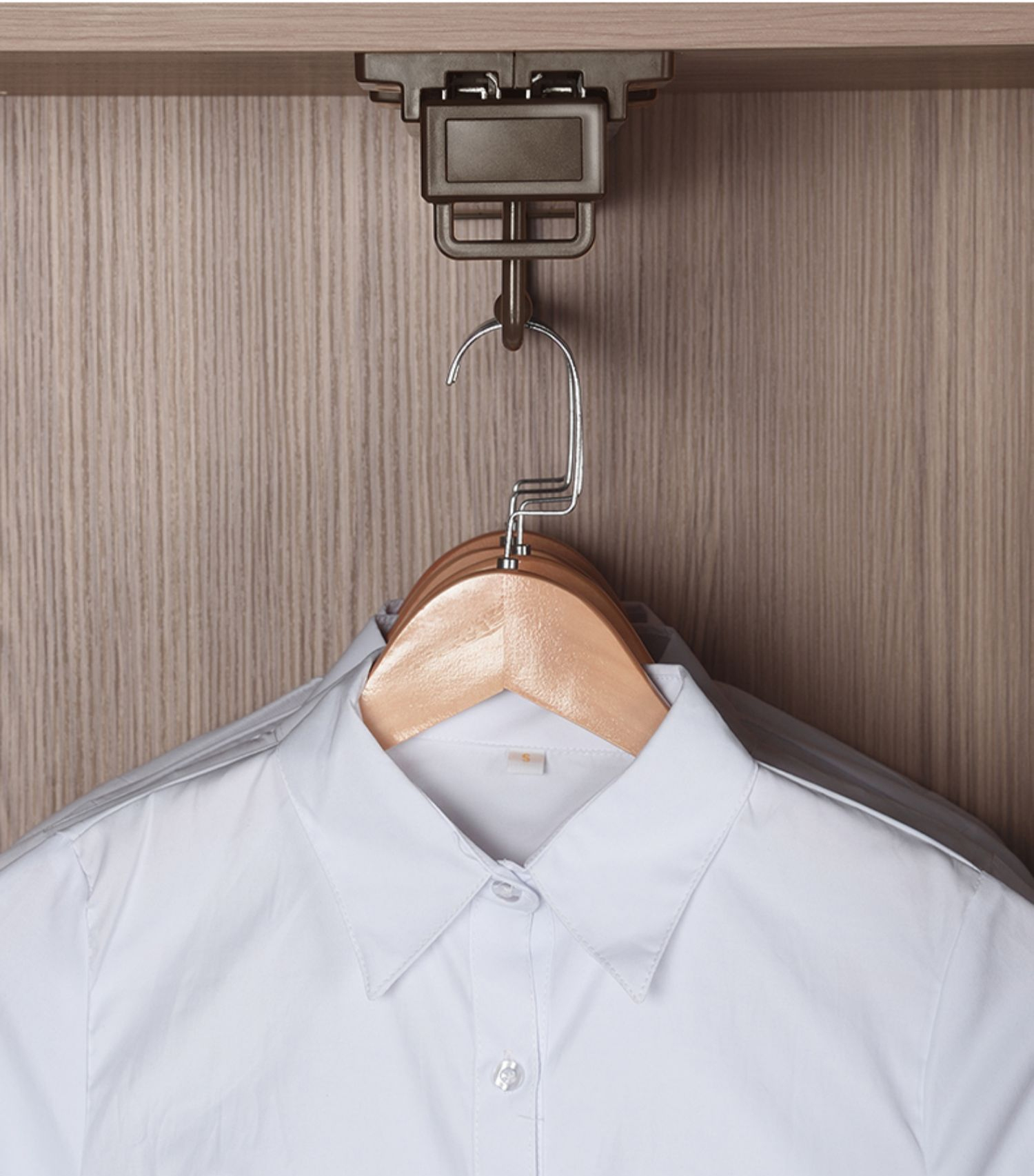 Furniture Closet Hardware Accessories Aluminium Alloy Wardrobe Hardware Retractable Clothes Rack/Hanging Clothes Rack