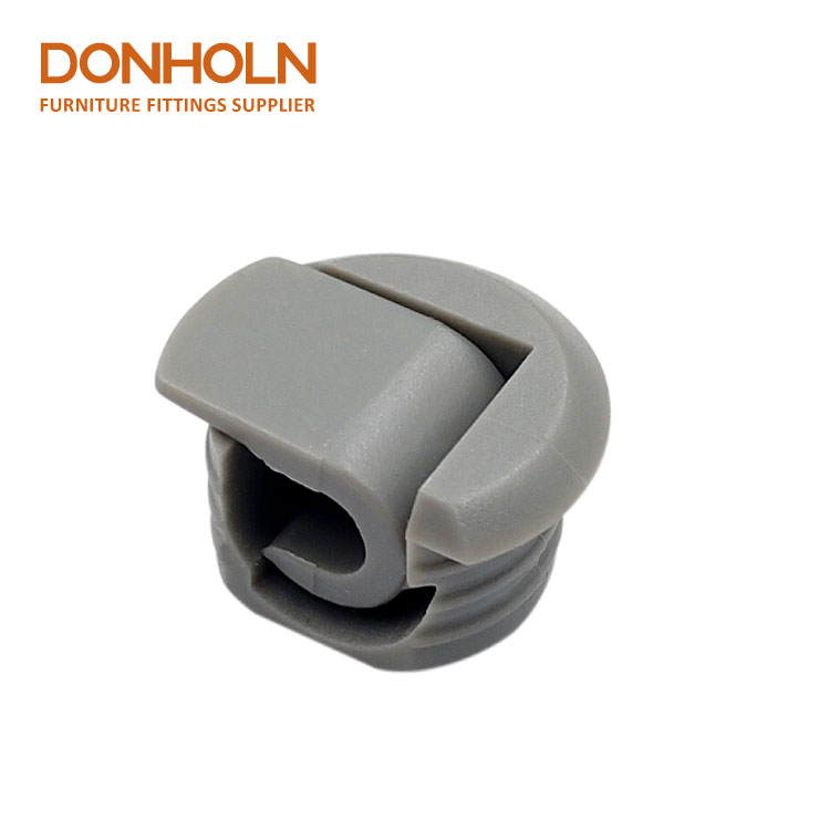 SS5006 Furniture Hardware Clear Plastic Shelf Support Pegs With Screw, 2 In 1 Hidden Shelf Bracket