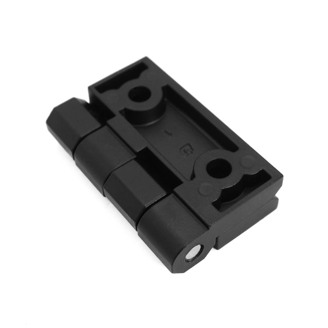 Two Pairs Black Painting Lightweight Invisible Cabinet Soft Close Hidden Door Hinges Fastener