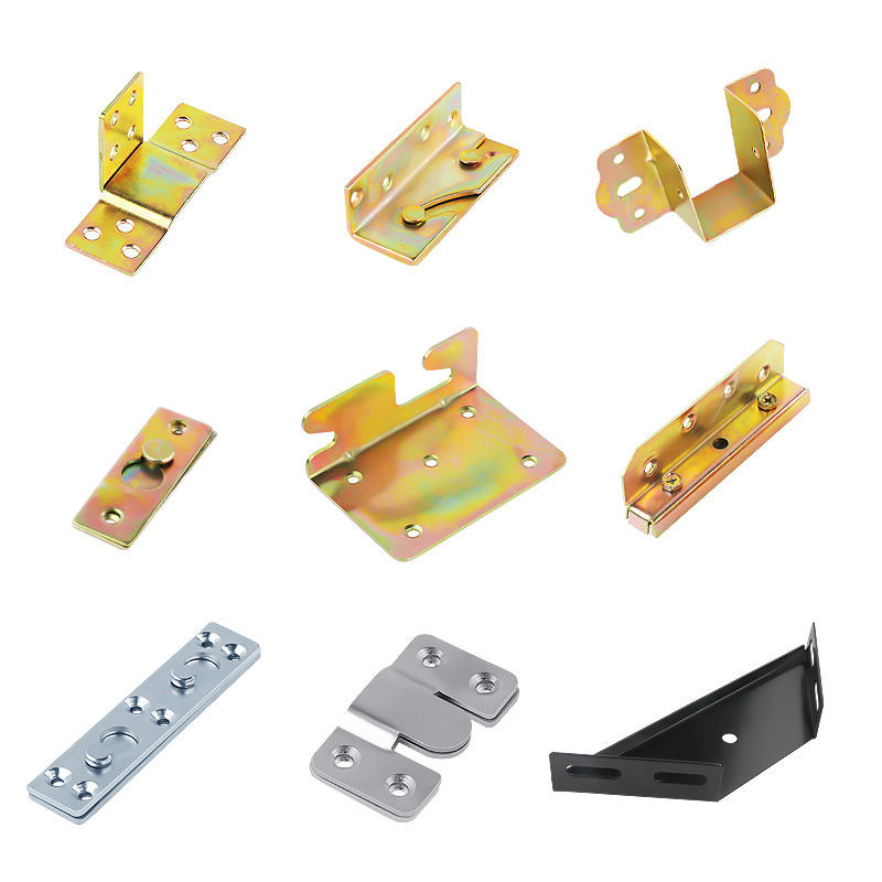Wood Bed Rail Bracket Metal Bed Frame Corner Bracket