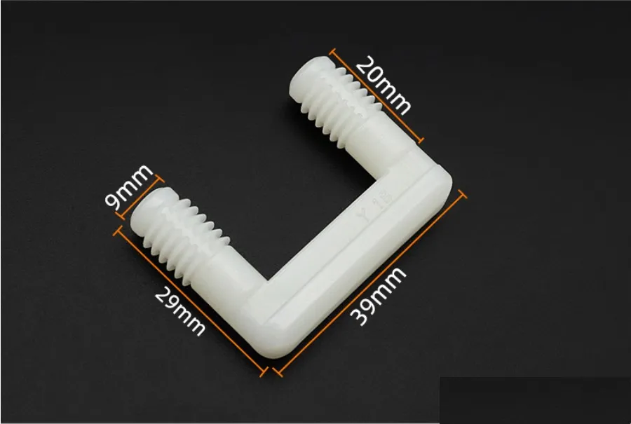 Modular Furniture Panel Connection Fitting Plastic U Shape Connector