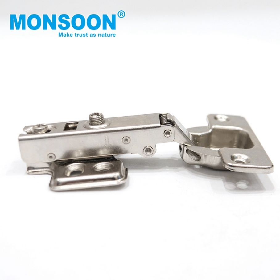 Iron 35mm Cupboard Furniture Hardware Hinge Door Soft Close Overlay Steel Hydraulic Kitchen Cabinet Hinges for Mall Park