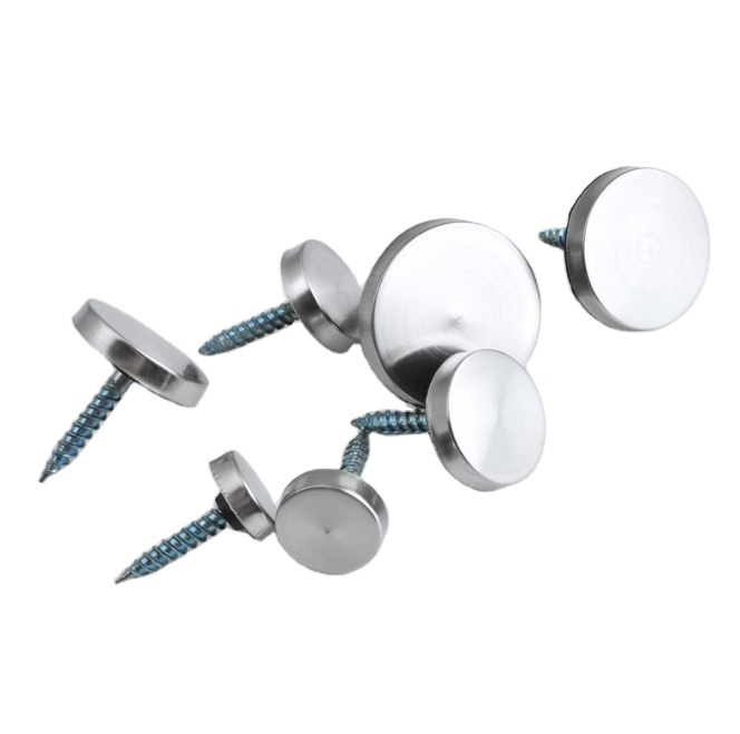 Wholesale China Stainless Steel Zinc Coated Metric Mirror Screws Nails Screw Cap Furniture Hardware Fixing
