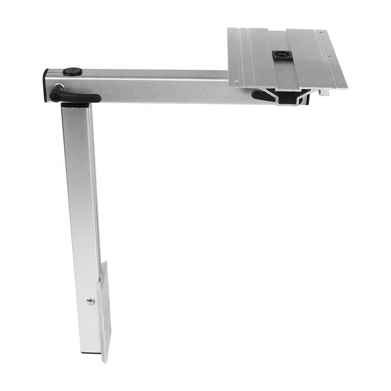 Adjustable Swivel Folding Furniture Legs RV Aluminum Alloy Table Leg with Screws for Caravan Hardware &amp; Camper Accessories