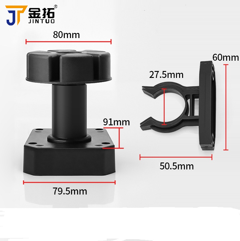 Factory Directly Adjustable Round Plastic Furniture Leg for Cabinet Bed Sofa Home Office Living Room &amp; Outdoor Use Modern Design
