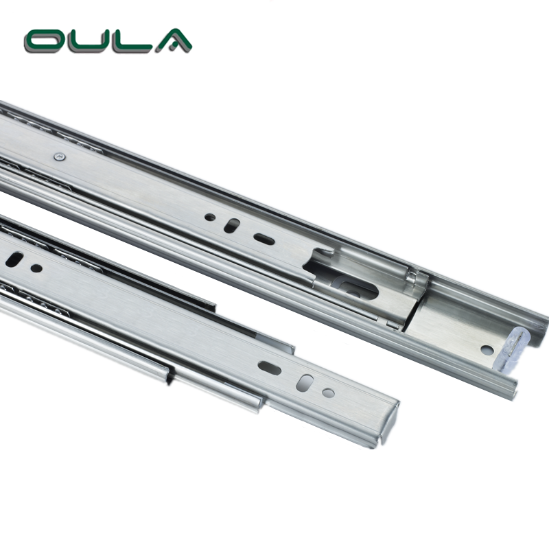 Stainless Steel Cabinet Heavy Duty Drawer Channel Ball Bearing Drawer Slide Railing Furniture Hardware