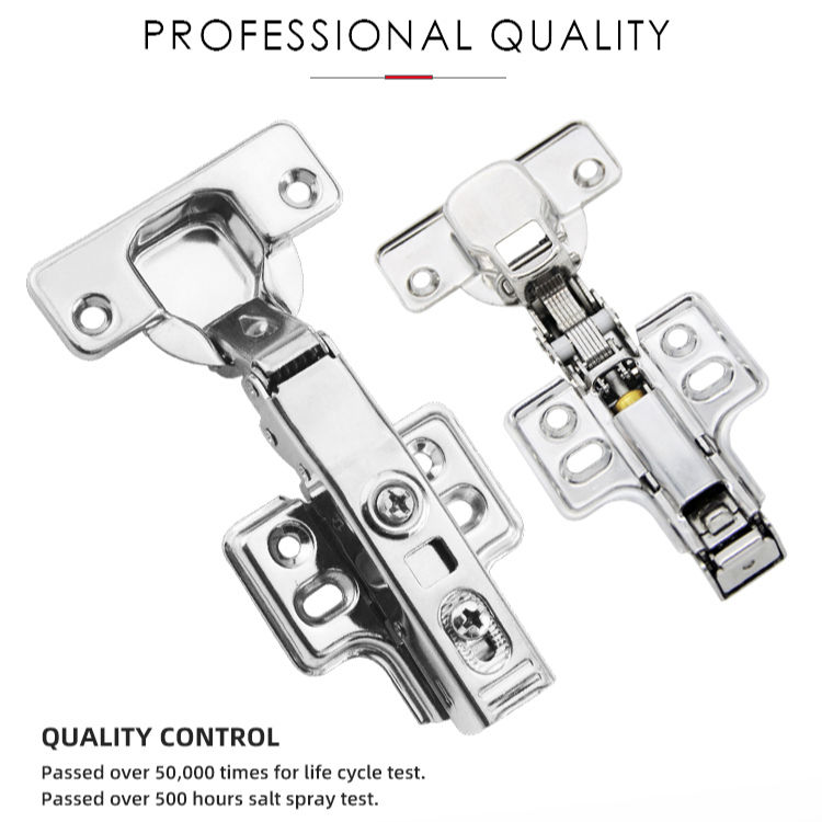 High Quality 304 Stainless Steel Cabinet Hinge Waterproof Soft Close Furniture Hardware for Kitchen and Bathroom