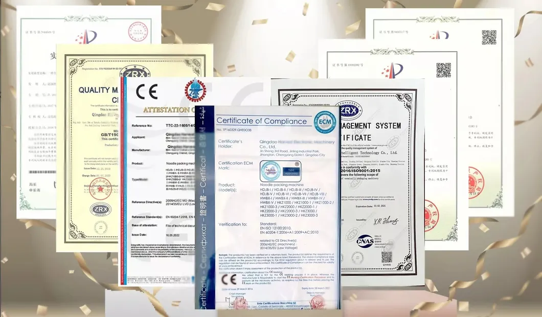 Factory Qualifications and Certificates