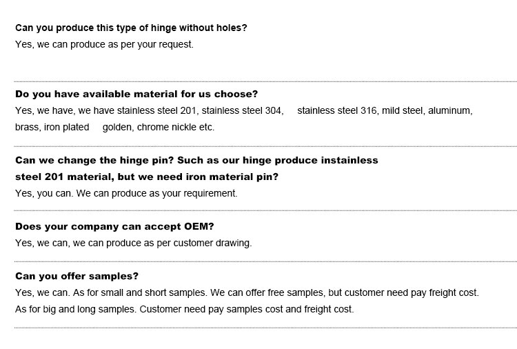 Hinge warehouse storage