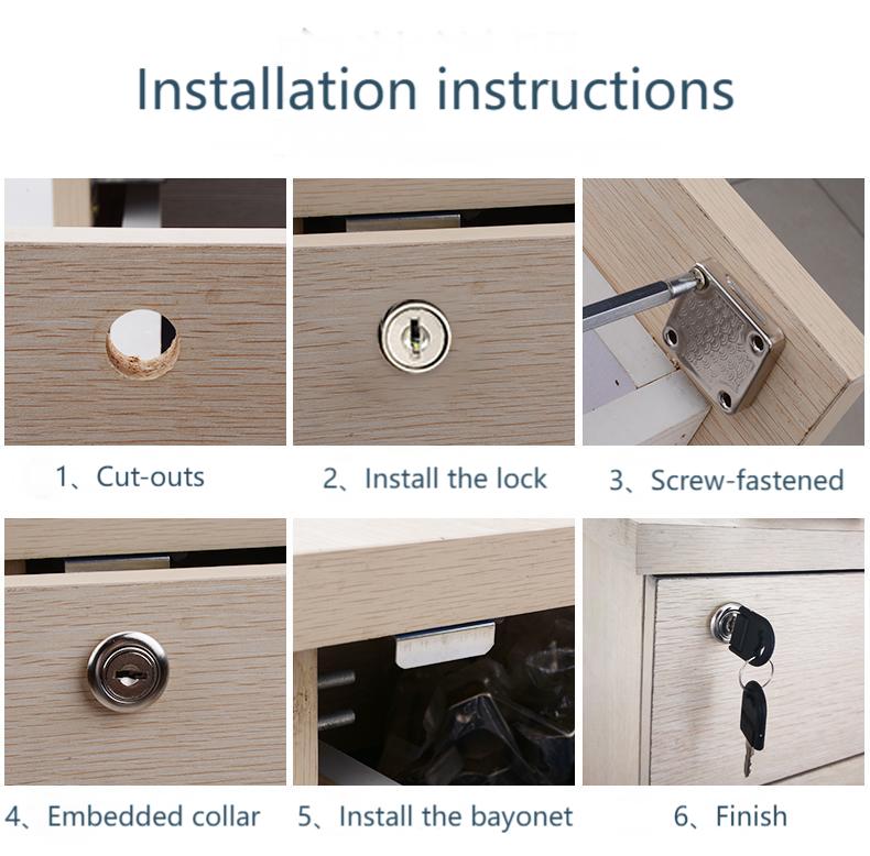 Drawer Lock Installation Setup