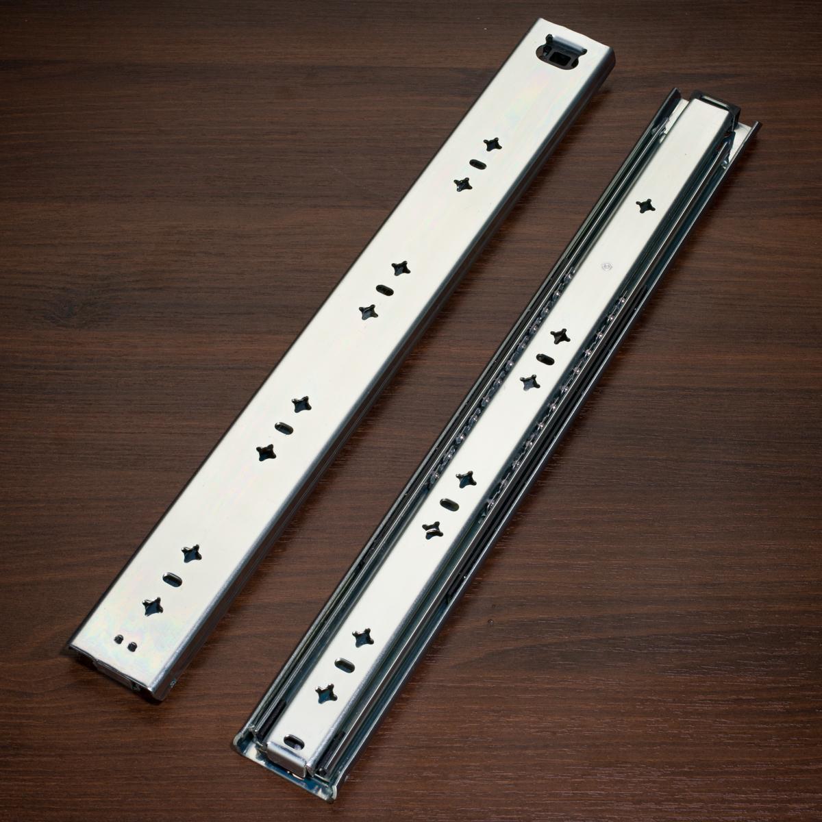 Heavy Duty Ball Bearing Slide Furniture Hardware Slides Easy Fast Installation 53mm Industrial Tool Cabinet Drawer Slides