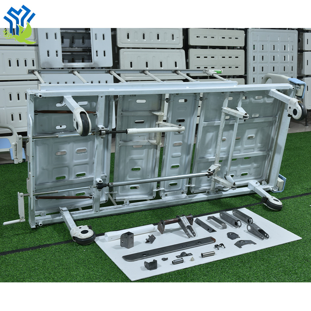 Hospital Bed Accessories Parts Stainless Steel Double Shaker Medical Bed Accessories