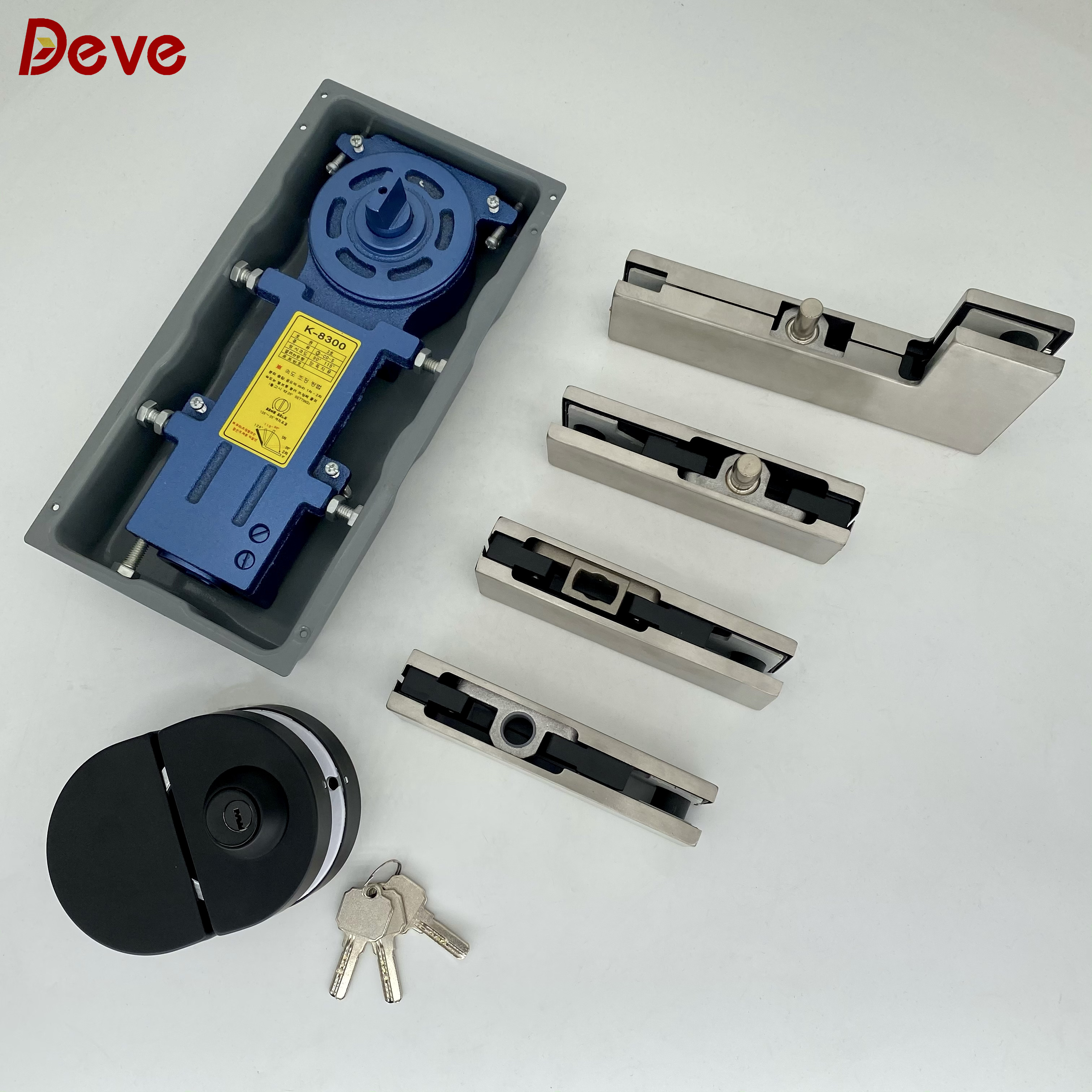 Glass Hardware Floor Spring Floor Hinge Machine 130-150KG For Commercial Glass Door Floor Spring
