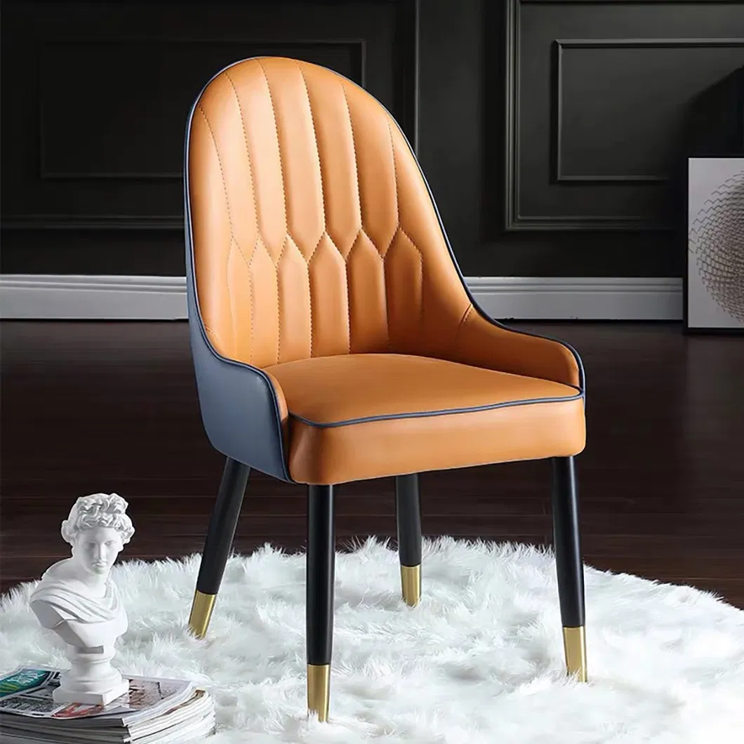 Luxury Golden Brass Stool Foot Cover Decorative Furniture Bed Leg for Dining Table Chair