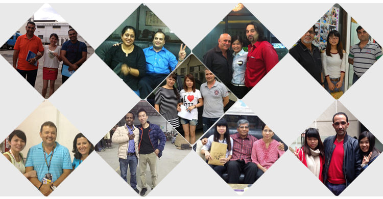 Customer visiting photo