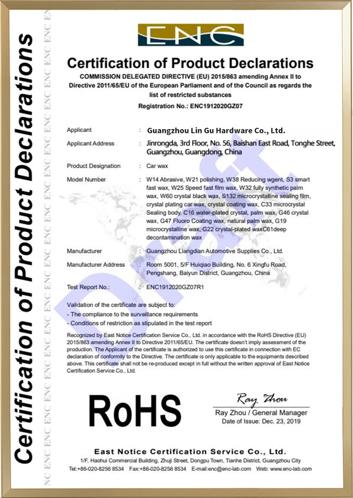 RoHS Accreditation