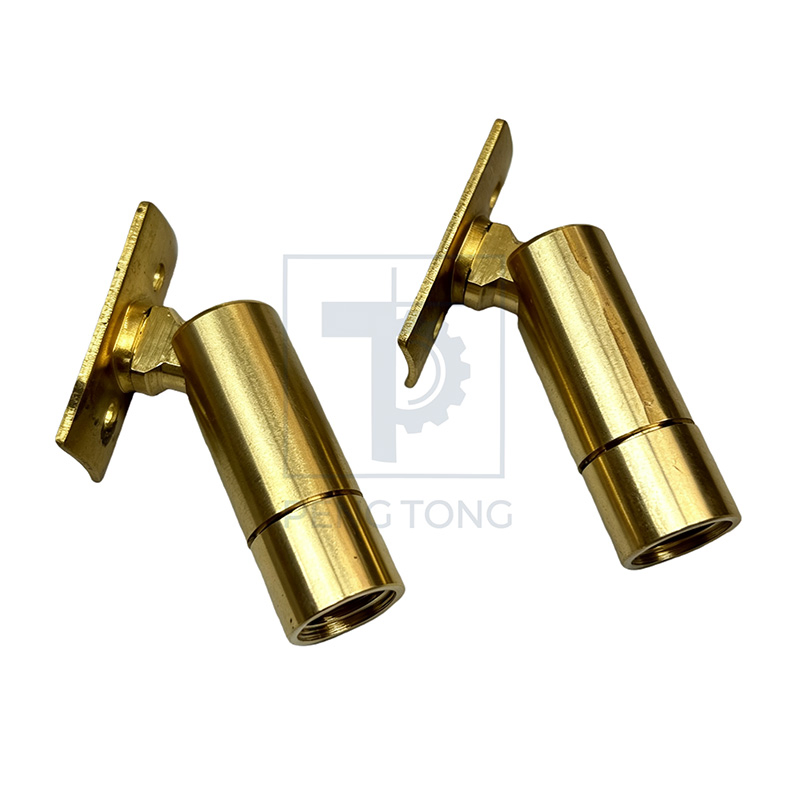 Adjustable Brass Tilt Connector with Internal Thread - Universal Fitting for DIY Table &amp; Wall Lamps