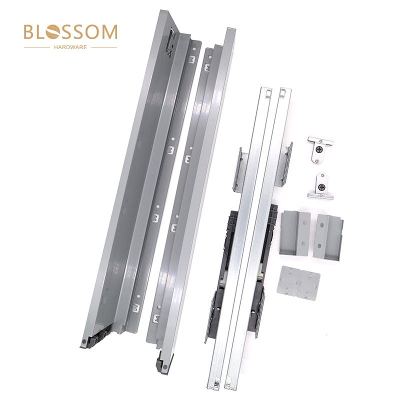Soft Close Concealed Runners Slim Box Drawer Box System for Kitchen