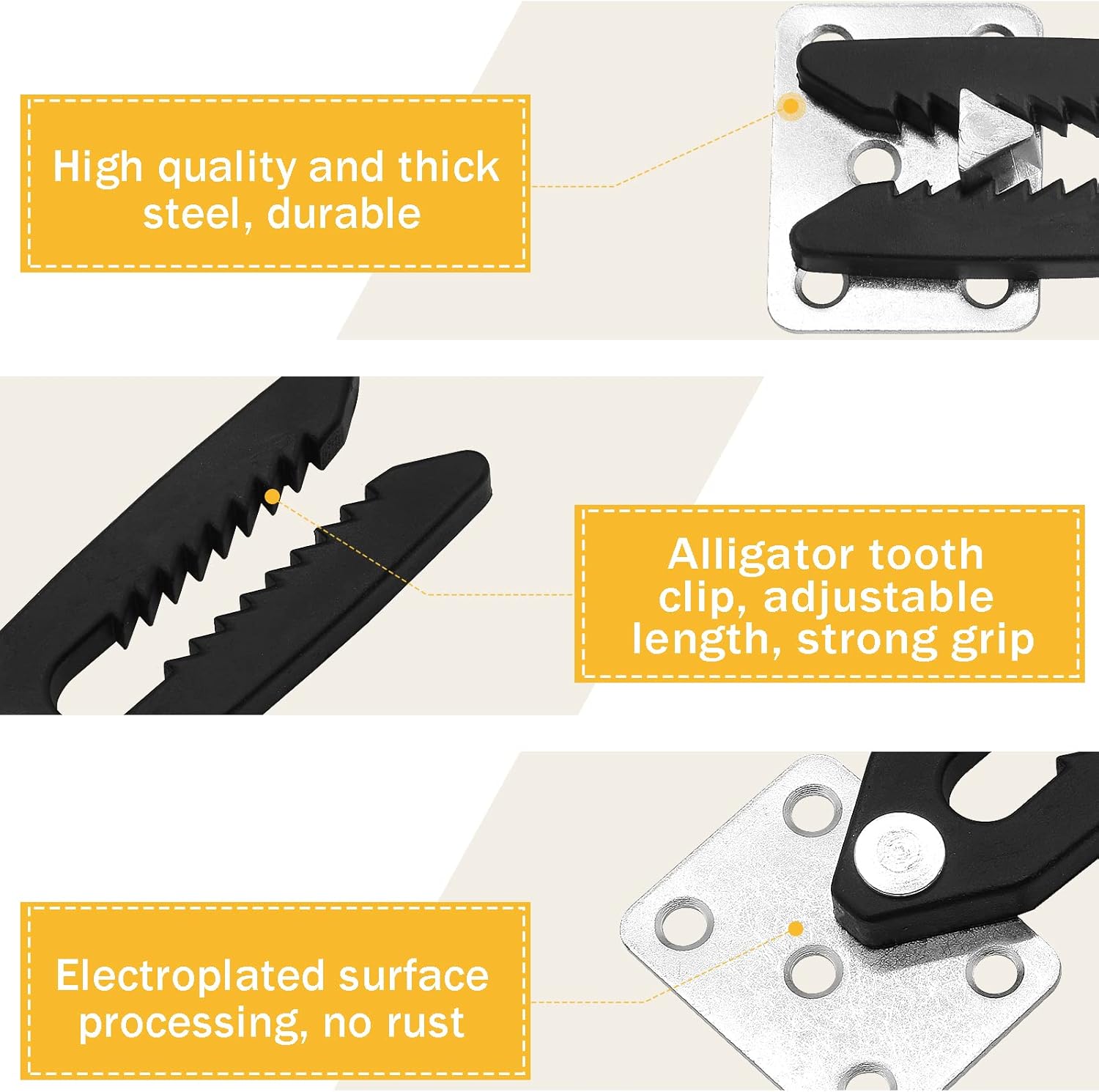 Iron Metal Plastic Locking Hinge for Sofa Sectional Couch Connector Mechanism for Living Room Outdoor Home Office