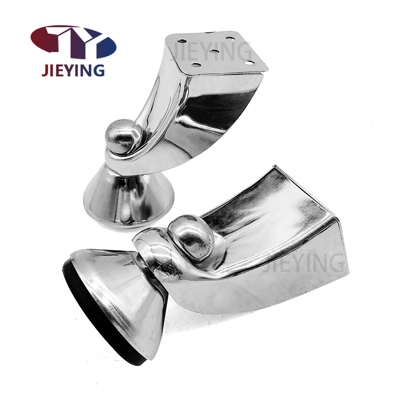 JIEYING Wholesale European Luxury Sofa Frame Hardware Support Foot Sheep Shape Coffee Table Couch Sofa Leg
