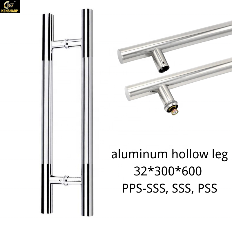 Kensharp Stainless Steel Round Tube Door Handle Special Offer Glass Door Hardware Accessories Office Hotel Pull Handle