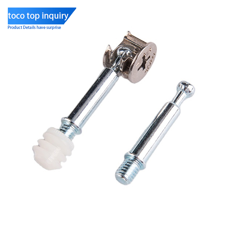 Furniture Hardware Fitting Cabinet Door Steel 3-in-1 Connector