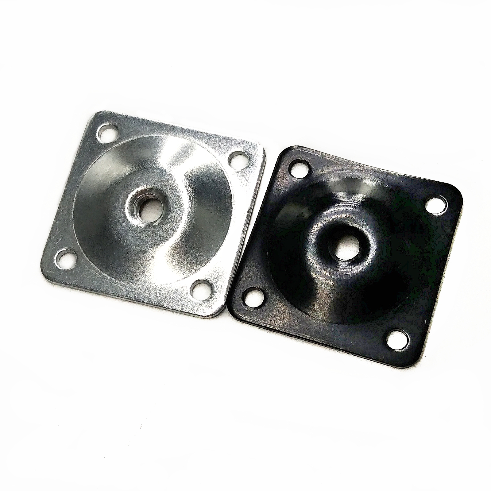 Modern Iron Furniture Ironware Accessories Chair/Table Leg Connector Metal Mounting Plate for Wood Legs Living Room Home Office
