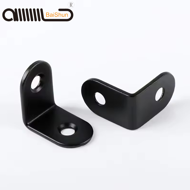 Straight Piece Fixer L-Shaped Iron Bracket Angle Code 90 Degree Furniture Table Leg Fixing Connector