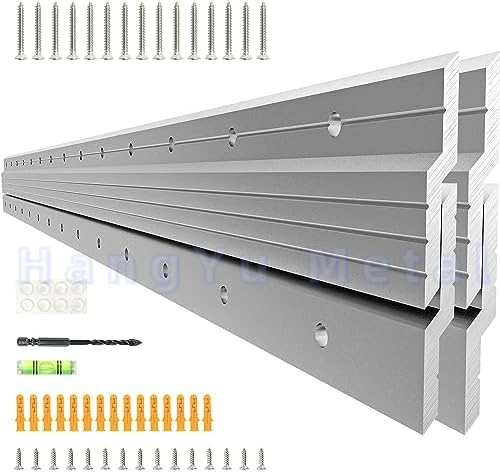 Aluminum Z Bracket Hanging Kit French Cleat Hangers Z Bar Clips For Mirror Wall Frame Mounting Hardware Curtain Wall Accessories