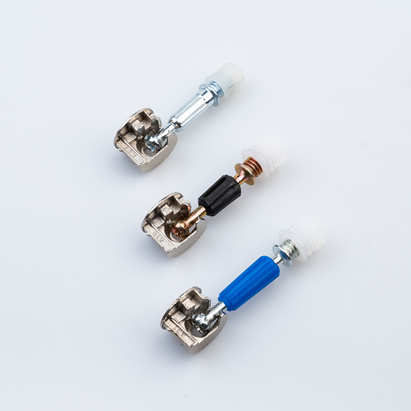 Furniture Fitting Mini Fix 3 In 1 Zinc Plated Steel Eccentric Cam Rod Bolt Dowel Pre-Inset Lock Connecting Fitting