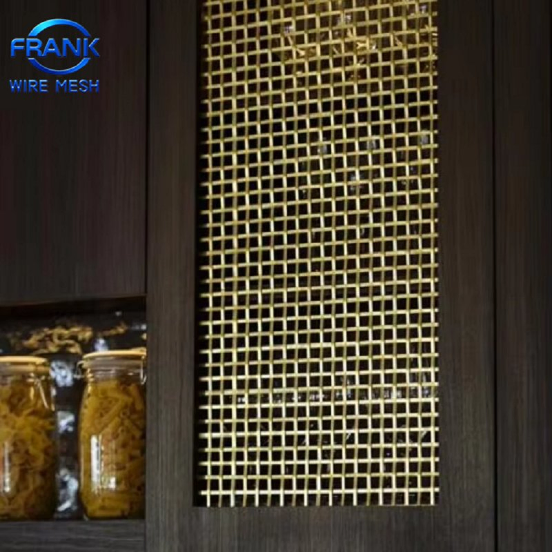 High Quality Metal Architectural Decorative Crimped Wire Mesh for Furniture Cabinets