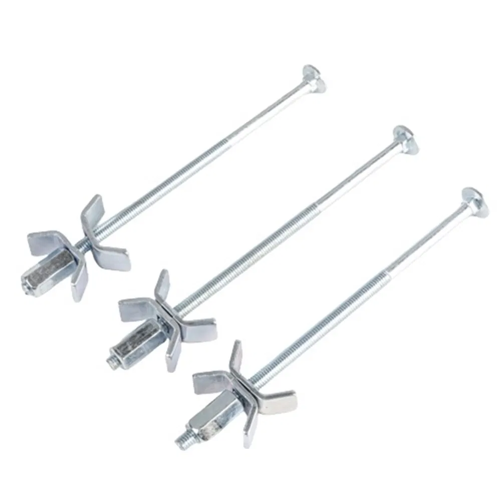 Furniture Table Desk Zinc Plated Butterfly Joint Fitting Connector Hardware Metal Bracket Worktop Countertop Connector