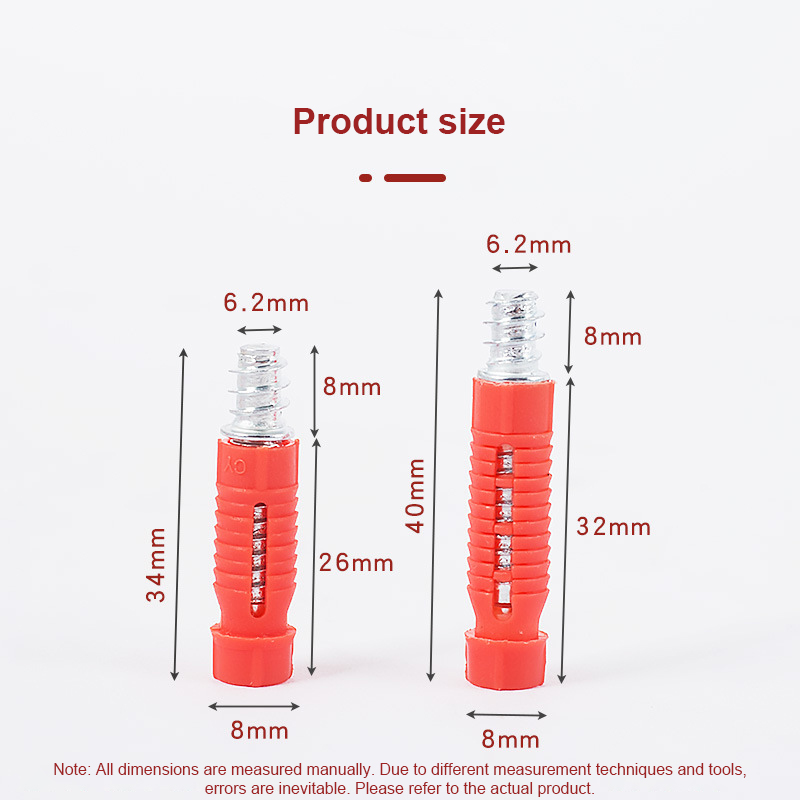 Canceled Supports Pin Quick Assembly Hardware Built-In 2 in 1 Fasteners Embedded Furniture Hidden Connector Knockdown Cabinetry