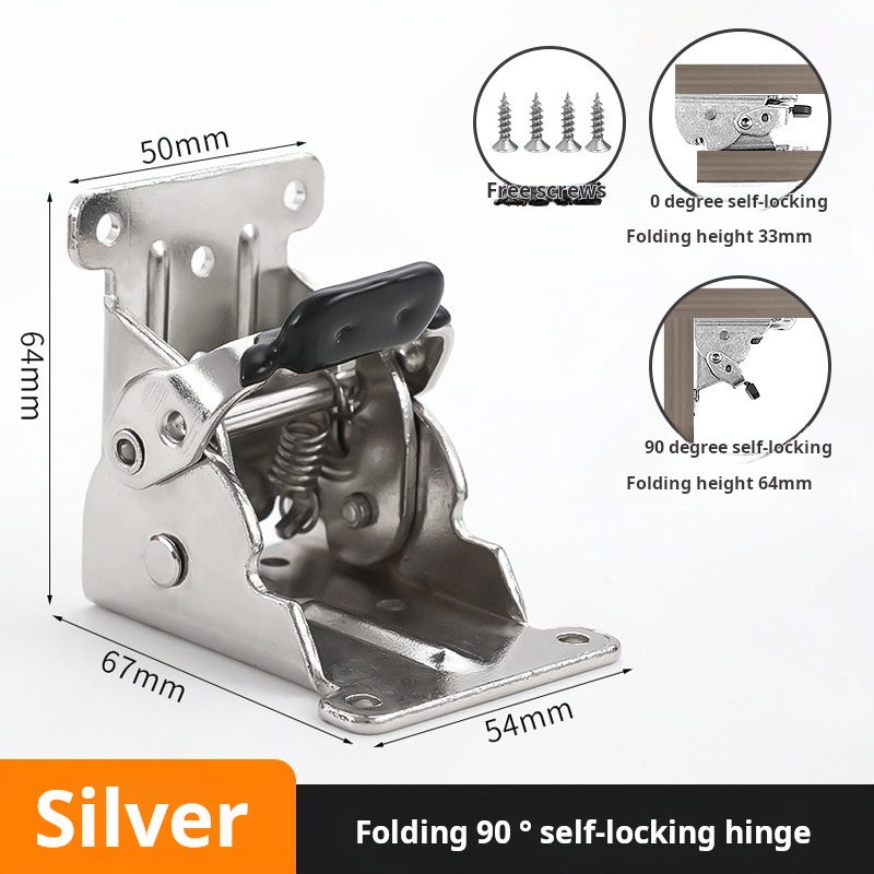 Furniture Hardware Accessories 180 Degrees Fold Table Hinge Folding Chair Fourniture Bed Hinges