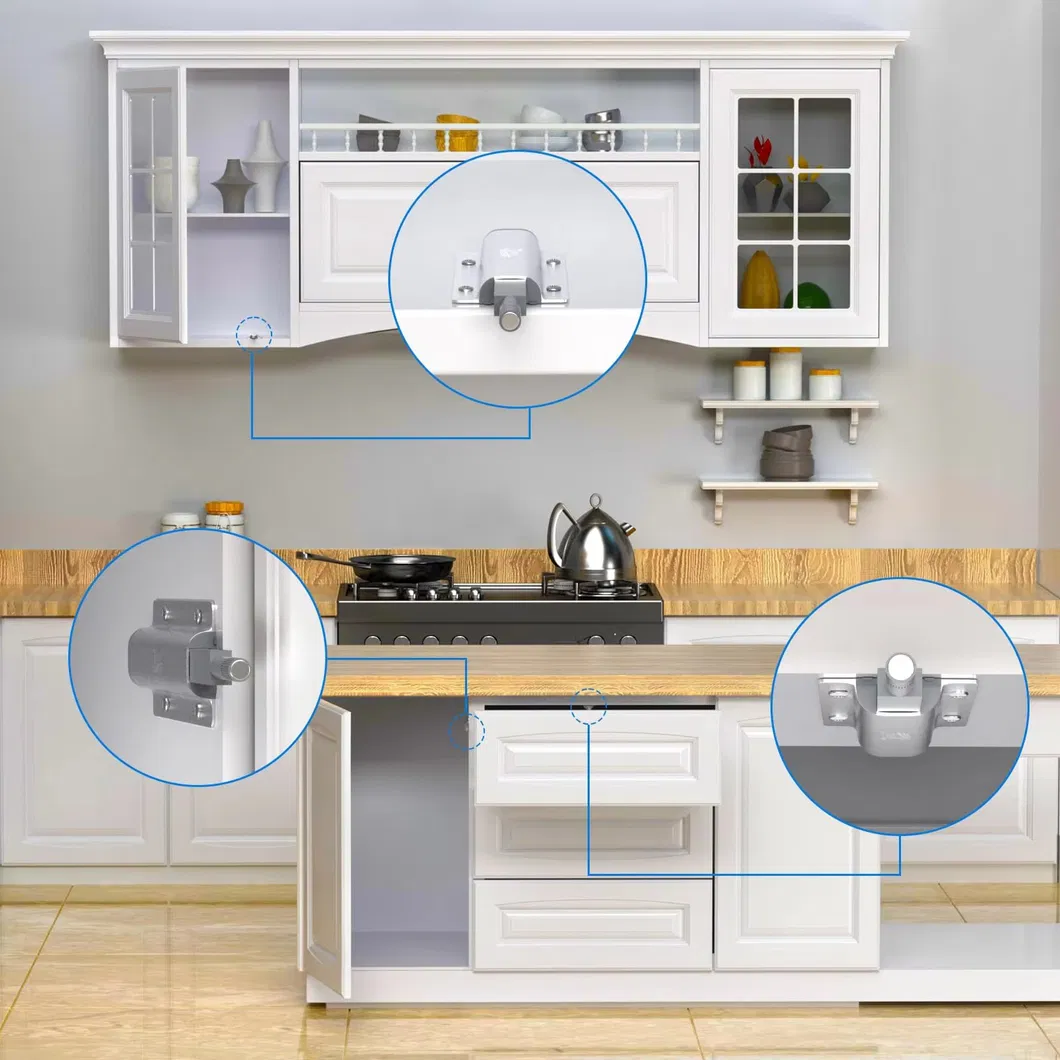 Kitchen Cabinet Hidden Rebound Device Package content