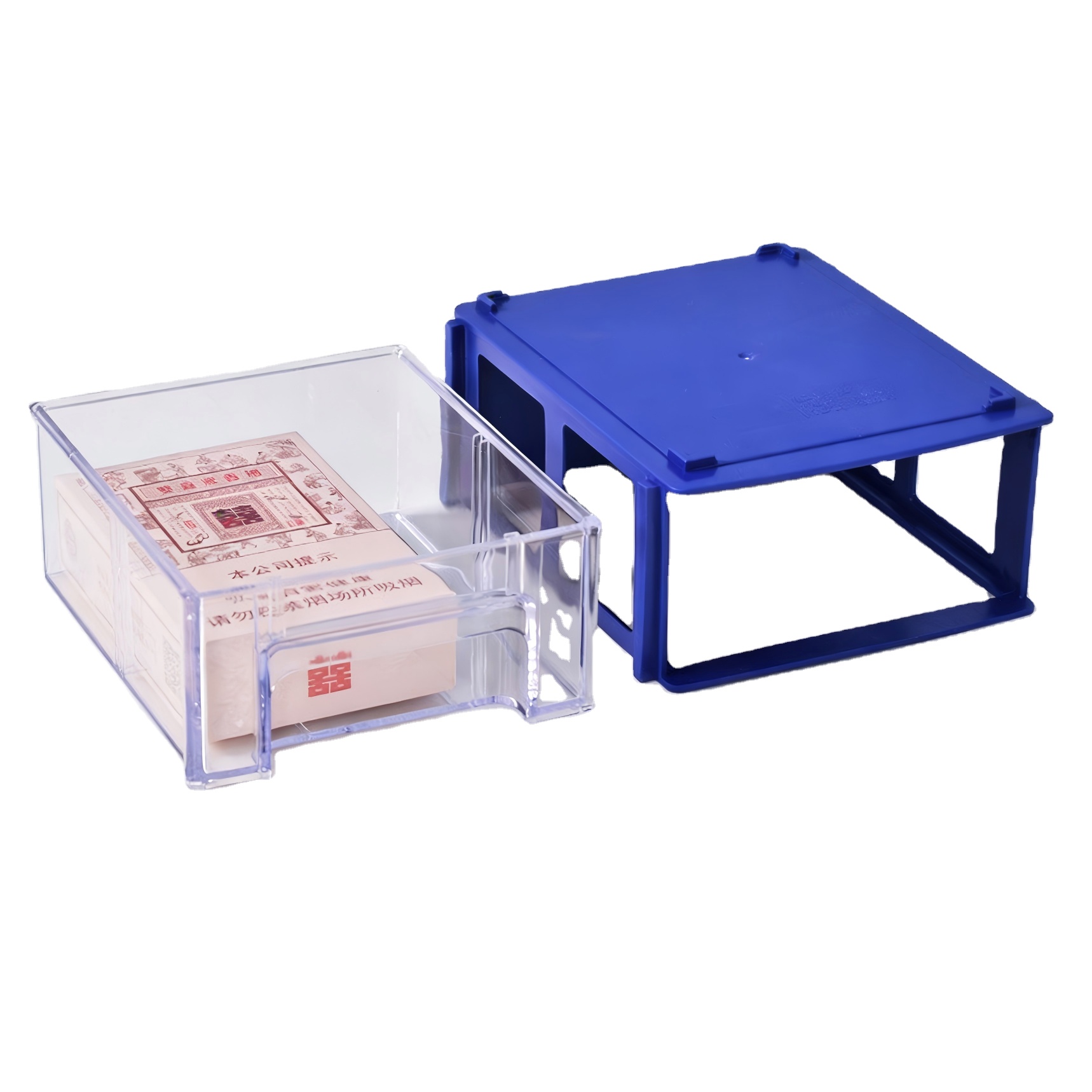 Clear Rectangle Plastic Modular Drawer Storage Box-Versatile Eco-Friendly Organizer For Bricks Hardware Screws &amp; Small Parts