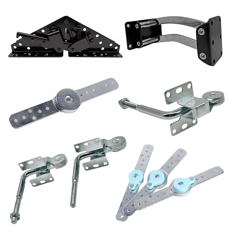 Multi-Function Iron Hinge Folding Hinge Angle Adjustment Headrest Armrest Automatic Rebound Sofa Backrest Mechanism Hinges