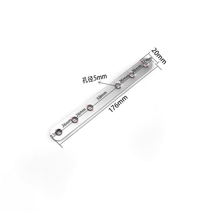 Round Square Stainless Steel Connector Sofa Flat Chair Table Bed Joint Corner Connector for Furniture DIY Hardware