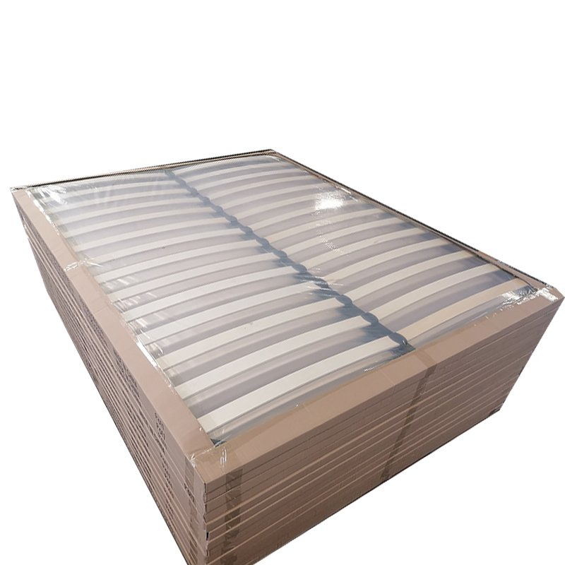 Modern Metal Wood Bed Frame King Whole Size Iron Metal Wooden Slats with Low Price